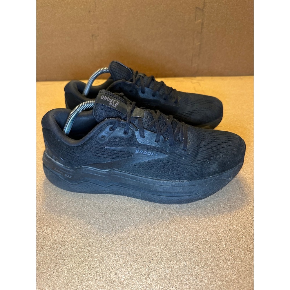 Brooks Ghost Max Mens Running Shoes Black Black Black 1104311D020 Size 10